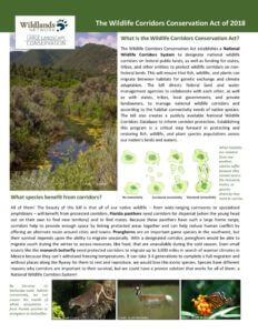 Wildlife-Corridors-Conservation-Act-General-Fact-Sheet – Great Old ...